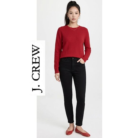 J. CREW - Classic high rise toothpick style black jeans - Picture 1 of 11